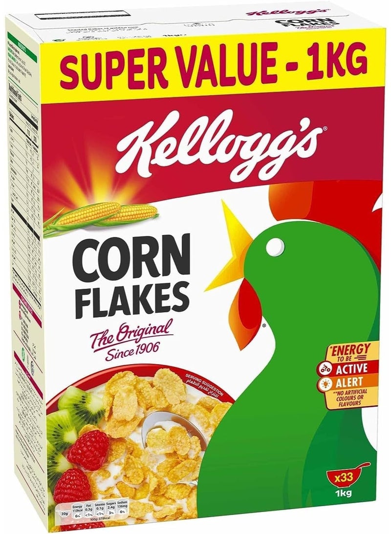 Kellogg's Corn Flakes Cereal The Original, 1 Kg